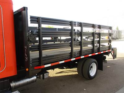2014 Morgan 14 FT Stake Bed Truck Body