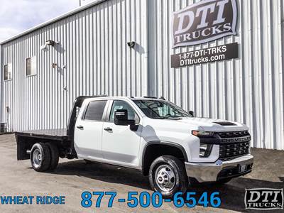 Chevrolet 3500HD 9 ft Flatbed Truck - 445HP, 10 Speed Automatic