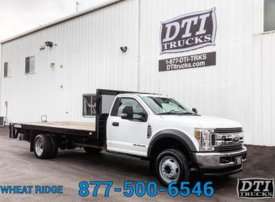 Ford F-550 Flatbed Truck - 330HP, 6 Speed Automatic, Liftgate