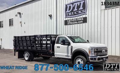 Ford F-550 16 ft Flatbed Truck - 330HP, 10 Speed Automatic