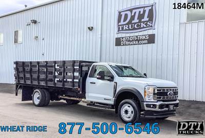 Ford F-550 16 ft Flatbed Truck - 330HP, 10 Speed Automatic