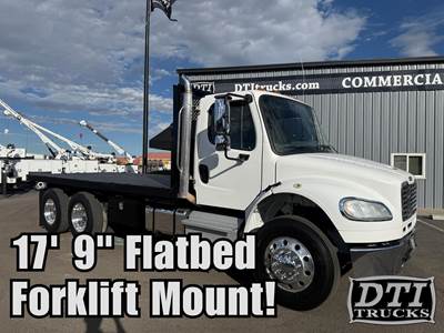 Freightliner M2 106 Tandem Axle 17 ft Flatbed Truck - 350HP, 6 Speed Allison Rds Automatic