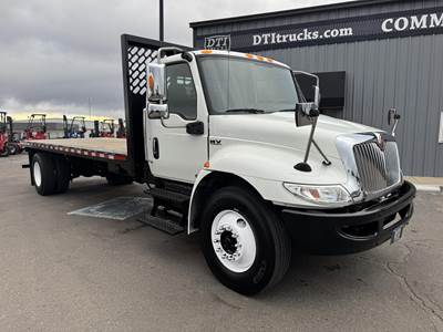 International MV 20 ft Flatbed Truck - 200HP, 6 Speed Automatic