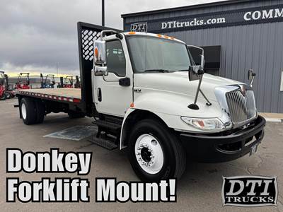 International MV 20 ft Flatbed Truck - 200HP, 6 Speed Automatic