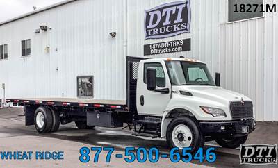 International MV Flatbed Truck - 260HP, 6 Speed Allison Rds Automatic