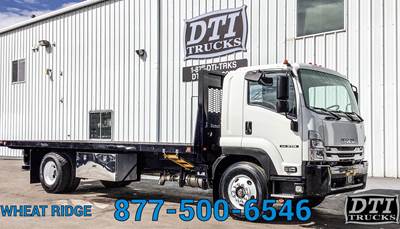 Isuzu FTR Flatbed Truck - 260HP, 6 Speed Allison Rds Automatic