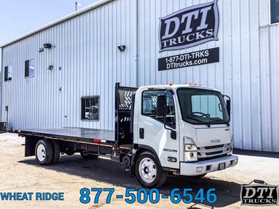 Isuzu NPR HD 18 ft Flatbed Truck - 350HP, 6 Speed Automatic