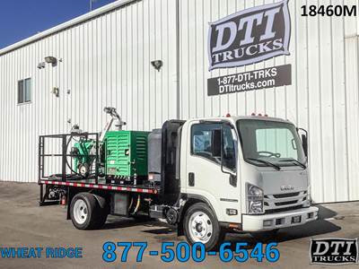Isuzu NPR HD 14 ft Flatbed Truck - 401HP, 6 Speed Automatic