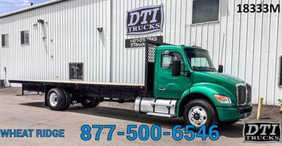 Kenworth T280 Flatbed Truck - 325HP, 6 Speed Allison Rds Automatic
