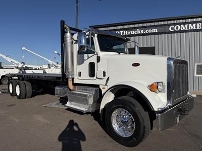 Peterbilt 367 24 ft Flatbed Truck - 450HP, 10 Speed Manual