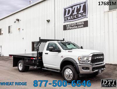 RAM 5500 12 ft Flatbed Truck - 360HP, 6 Speed Automatic