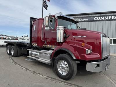 Western Star 4900 Tandem Axle 20 ft Flatbed Truck - 500HP, 6 Speed Allison Rds Automatic