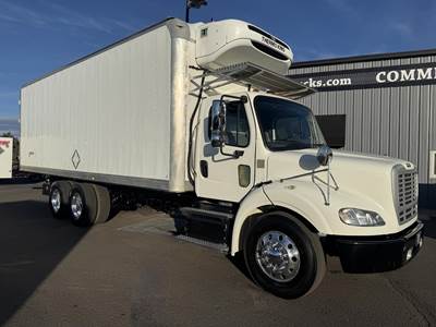 Freightliner M2 112 26 ft Refrigerated Truck - 350HP, 10 Speed Ultrashift Amt, Thermo King, Multi-Temp