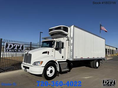 Kenworth T270 26 ft Refrigerated Truck - 260HP, 6 Speed Automatic, Carrier, Liftgate