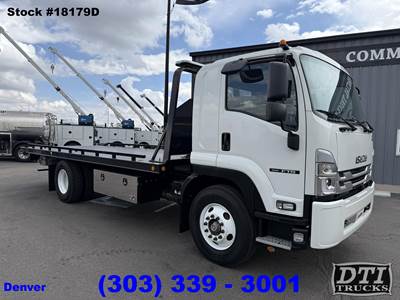 Isuzu FTR Single Axle Rollback Tow Truck - Cummins, 260HP, 6 Speed Automatic