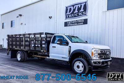 Ford F-550 XL Stake Bed Truck - 330HP, 10 Speed Automatic