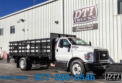 Ford F-650 Stake Bed Truck - 280HP, 6 Speed Automatic