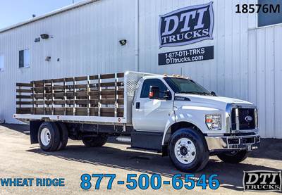 Ford F-650 Stake Bed Truck - 335HP, 6 Speed Automatic