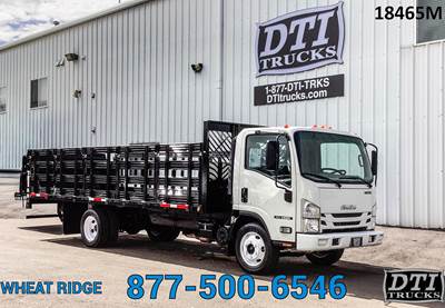 Isuzu NQR Stake Bed Truck - 401HP, 6 Speed Automatic