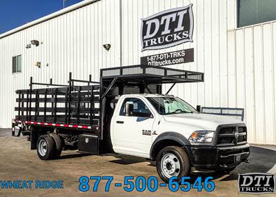 RAM 5500 16 ft Stake Bed Truck - 325HP, Automatic