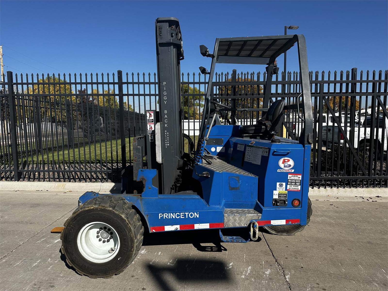 2016 Princeton PB55.3X Piggyback Forklift For Sale, 748 Hours Thorton, CO 1419E