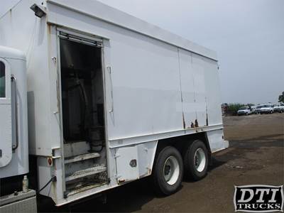 1997 Custom 20' x 92" Lube Truck Body with Left Side Door and Rear Roll Up Door