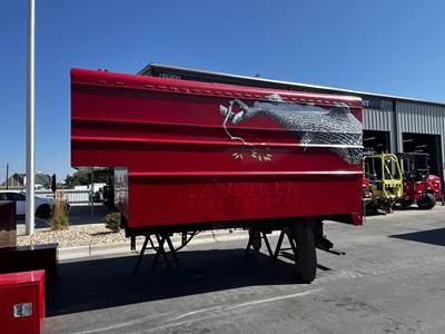 2004 Shop Built 14' x 92" Chipper Truck Body with Hydraulic Dump