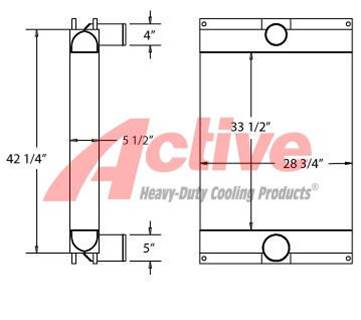 AL-JON Charge Air Cooler (ATAAC) for a Aljon