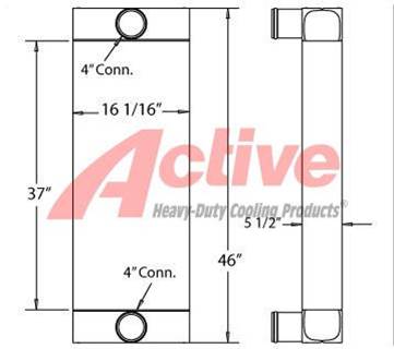 AL-JON ADV 525 Charge Air Cooler (ATAAC) for a Aljon ADV525 Landfill Compactor