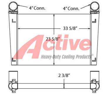 Advance Charge Air Cooler (ATAAC) for a Advance Cement Mixer