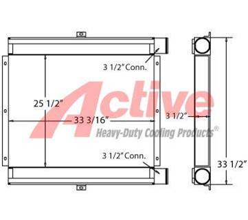 BOMAG MPH122 Charge Air Cooler (ATAAC)