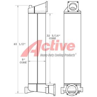 Caterpillar 621 Charge Air Cooler (ATAAC) for a Caterpillar 621 Scraper