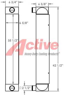 Caterpillar D6K Charge Air Cooler (ATAAC)