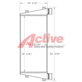 Crane Carrier (CCC) Charge Air Cooler (ATAAC) for a Crane Carrier