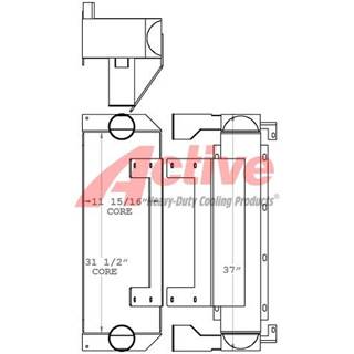 E-One Typhoon Charge Air Cooler (ATAAC)