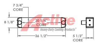 Hyundai 160D-7E Charge Air Cooler (ATAAC)