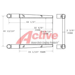 KME Charge Air Cooler (ATAAC) for a Kme FIRE