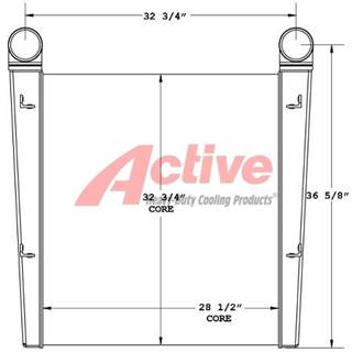KME Charge Air Cooler (ATAAC) for a Kme Fire Truck