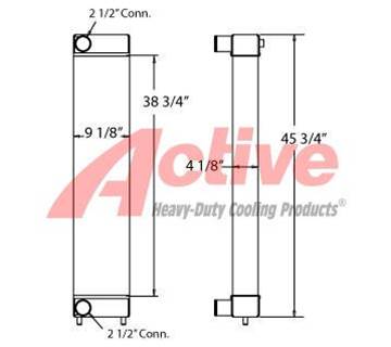 Komatsu Charge Air Cooler (ATAAC)