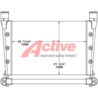 Komatsu HD325 Charge Air Cooler (ATAAC)