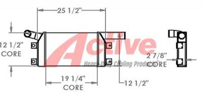Komatsu PC200 Charge Air Cooler (ATAAC)