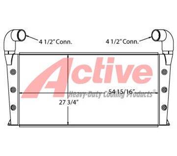 Komatsu PC2000LC-8 Charge Air Cooler (ATAAC)