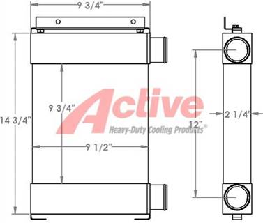 Kubota SVL95 Charge Air Cooler (ATAAC)