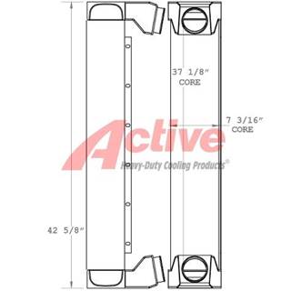 Liebherr 934C Charge Air Cooler (ATAAC)