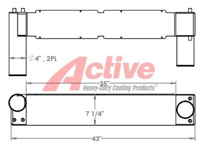 New Flyer Xcelsior Charge Air Cooler (ATAAC)