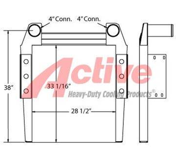 Pierce Charge Air Cooler (ATAAC)