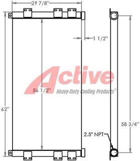 Sullair 1300H Charge Air Cooler (ATAAC)