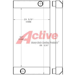 Caterpillar Charge Air Cooler (ATAAC) for a Caterpillar 4036 Chipper
