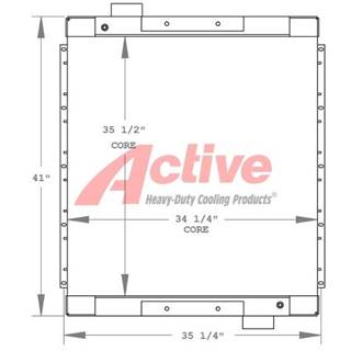 Van Air Systems Charge Air Cooler 108397 / '08007 280132, 280132N, 830799,