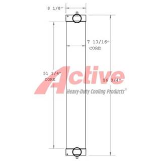 Kleeman Charge Air Cooler 110 ASPHALT PAVER 280265, 280265N, F20008669, 2267147,
